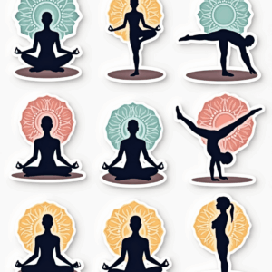 Yoga Symbols - Sticker Sheet v4